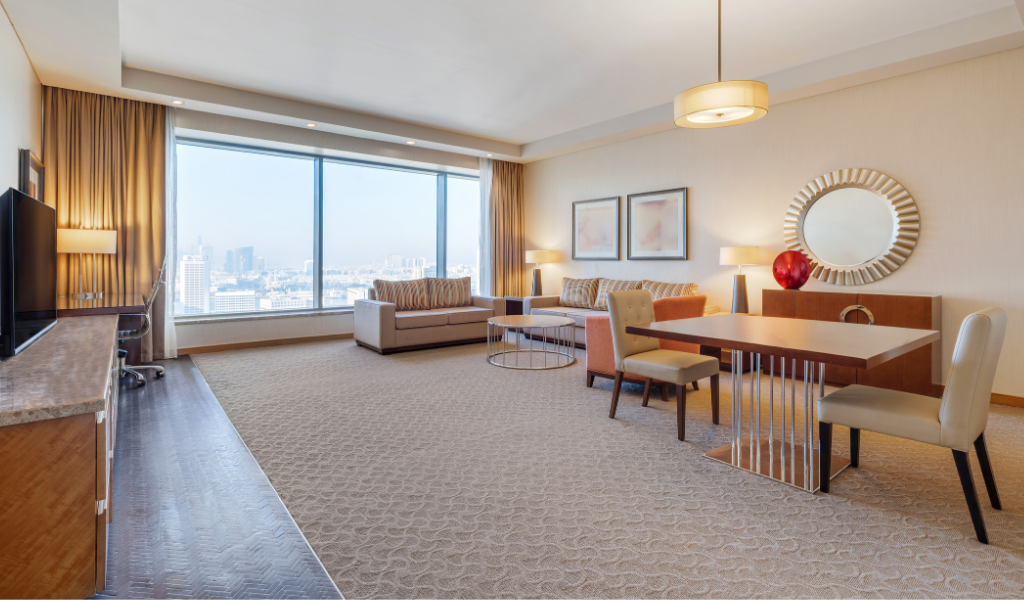 Suite d’angle au Swissôtel Al Ghurair